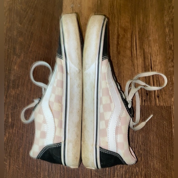 Pink and Black Checkered vans - Picture 4 of 5